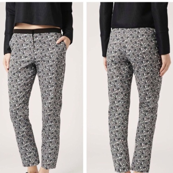 Topshop Pants - TOPSHOP PETITE Paisley Ankle Trousers